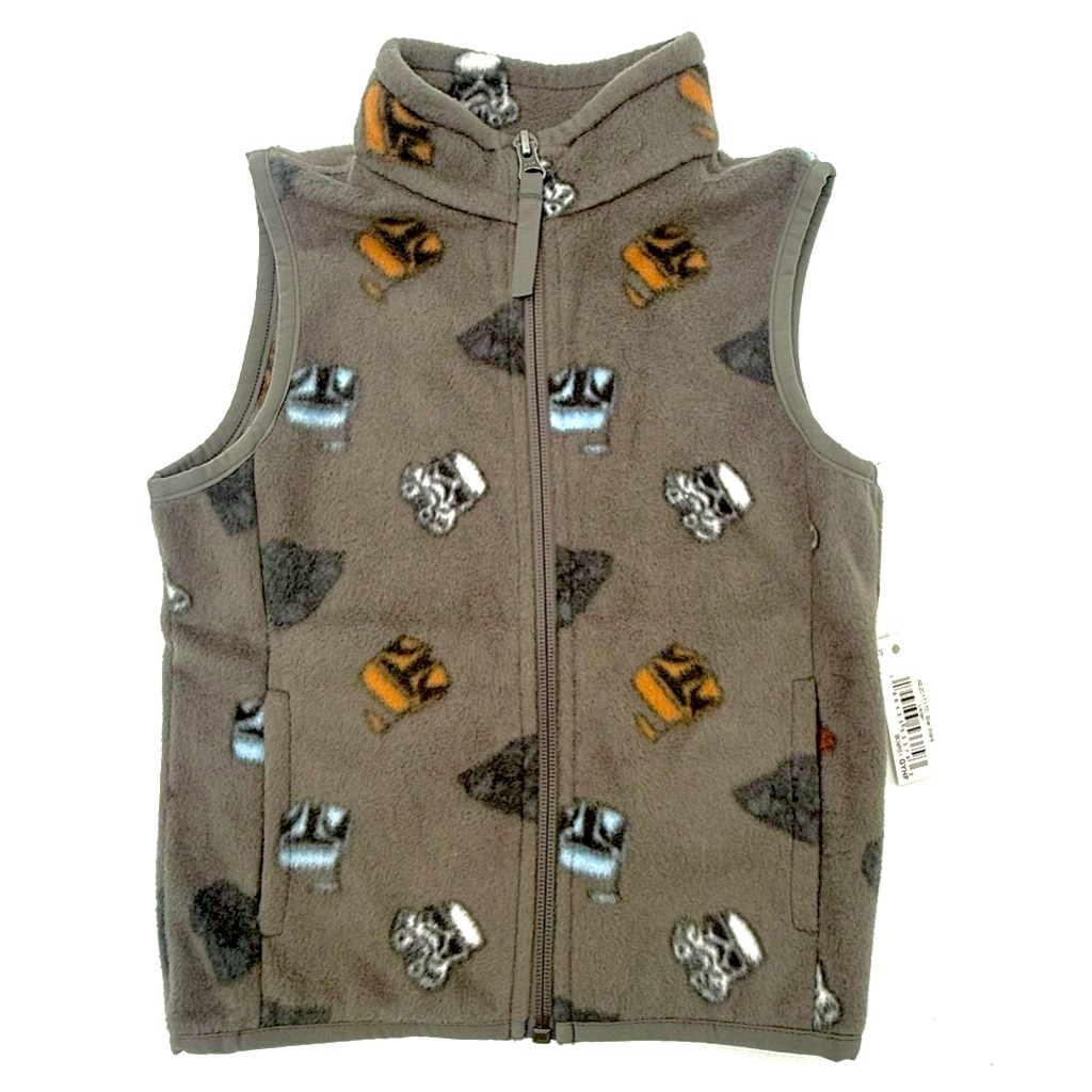 Star Wars Boys' Fleece Vest. Amazon Essentials Size 3t Nwt Ships Next Day